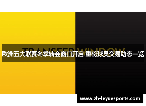 欧洲五大联赛冬季转会窗口开启 重磅球员交易动态一览