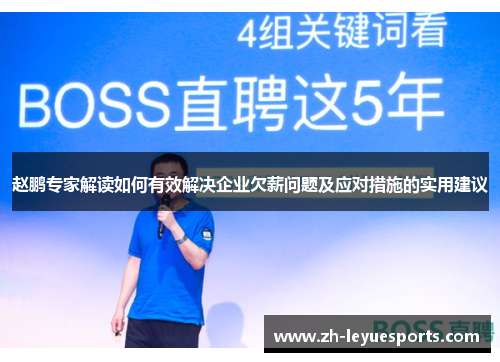 赵鹏专家解读如何有效解决企业欠薪问题及应对措施的实用建议